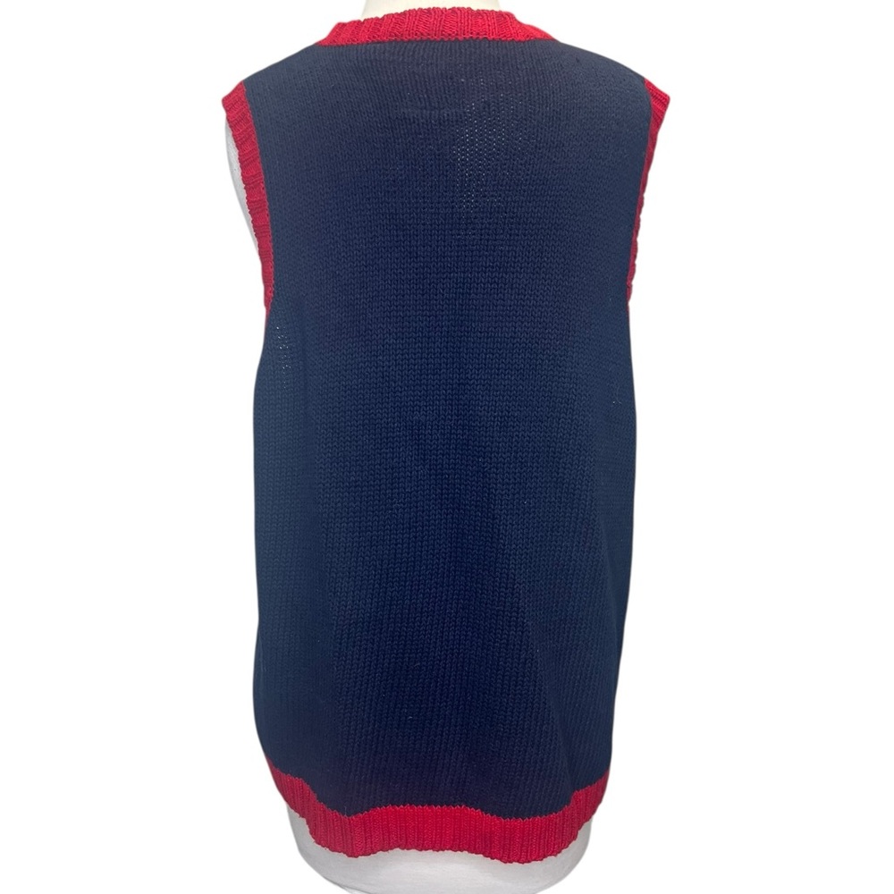 Warner Bros. Red and Green Cardigan Sweater - Picture 3 of 7